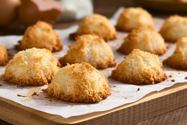 Homemade coconut macaroons.