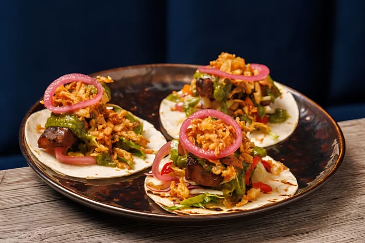 Savor some tacos at this vegan restaurant in London
