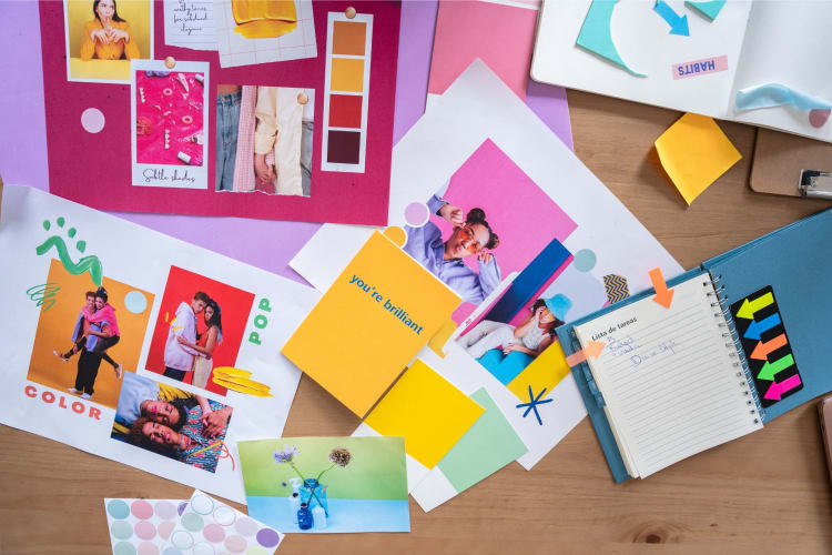 Vision boards are one of the most creative Chicago team building activities