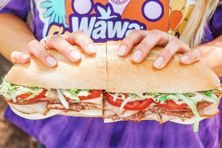 Hoagies are a classic breakfast from Wawa's secret menu