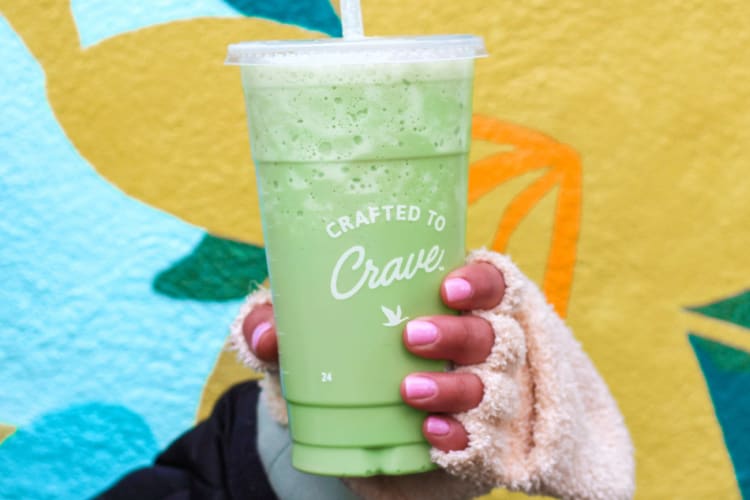 Good Luck Mint Smoothie is a classic drink from Wawa's secret menu