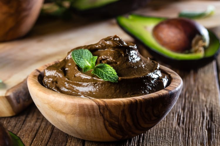 Avocado and chocolate combination
