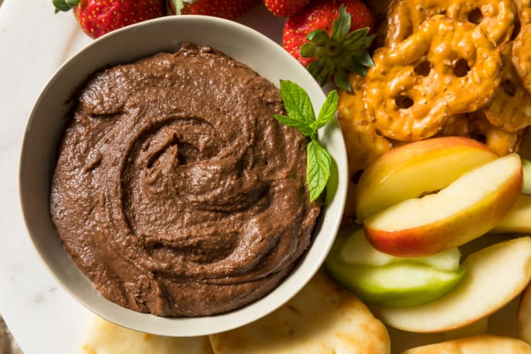 Hummus and chocolate is a weird food combo