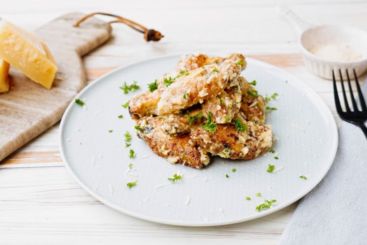 Garlic parmesan chicken wings
