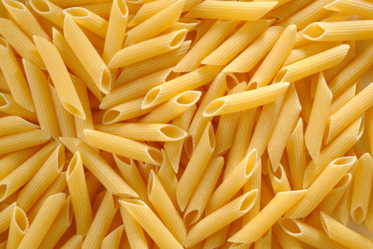 Penne close-up