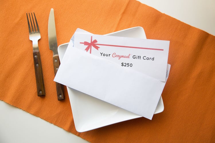 cozymeal gift card