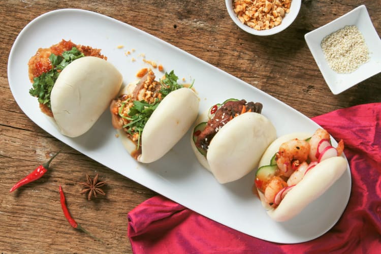 Latin asian fusion Bao buns