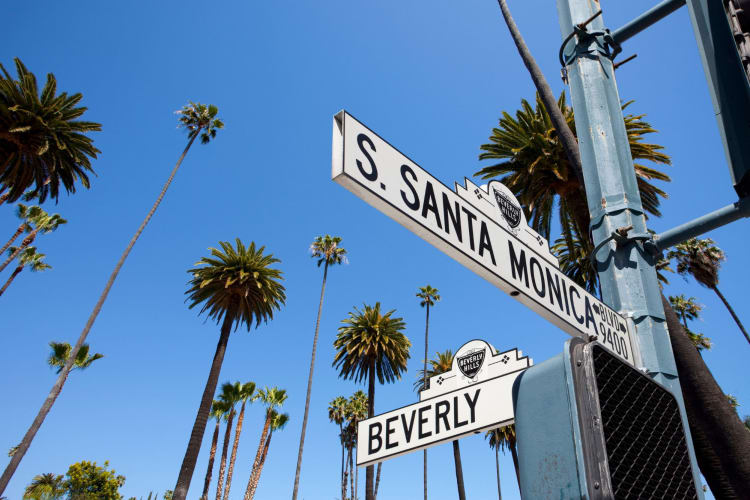 los angeles southern california signposts