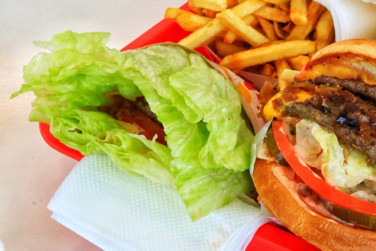 Protein burger in n out discount