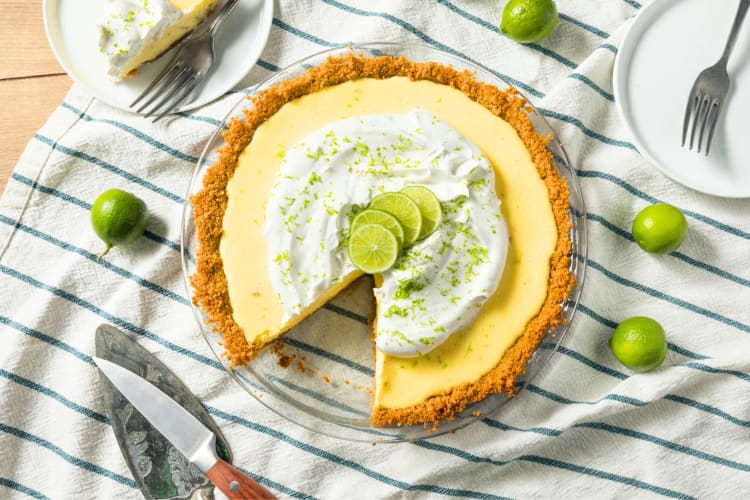 Key lime pie is one of many famous Key West foods