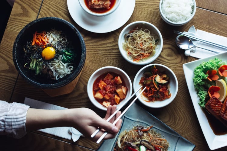 Koreatown restaurants deliver myriad flavors, colors, and textures.