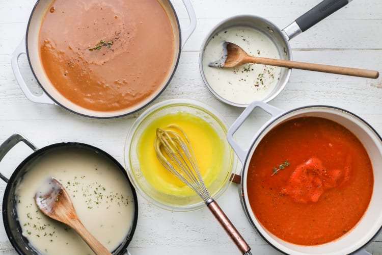 the five French mother sauces