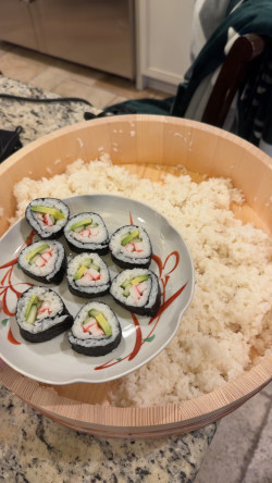 Sushi Rolls Two Ways Review Photo from Online Cooking Class
