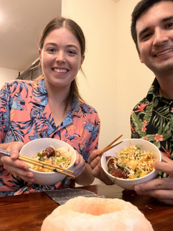 Hawaiian-Style Luau Party Review Photo from Online Cooking Class 4