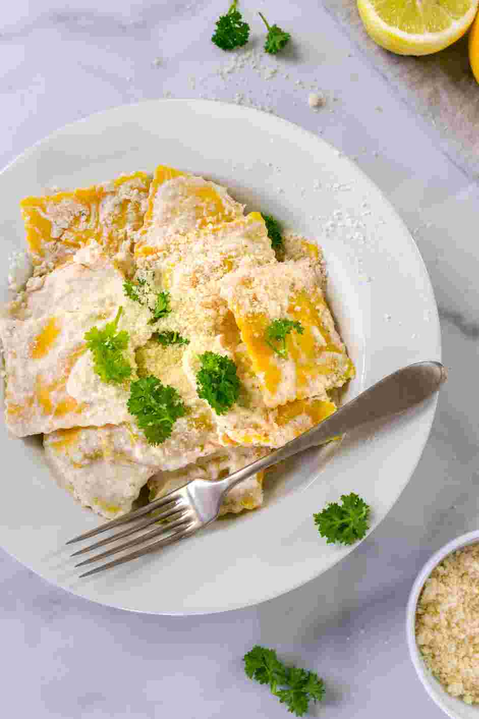 Lobster Ravioli Sauce Recipe: Serve immediately.