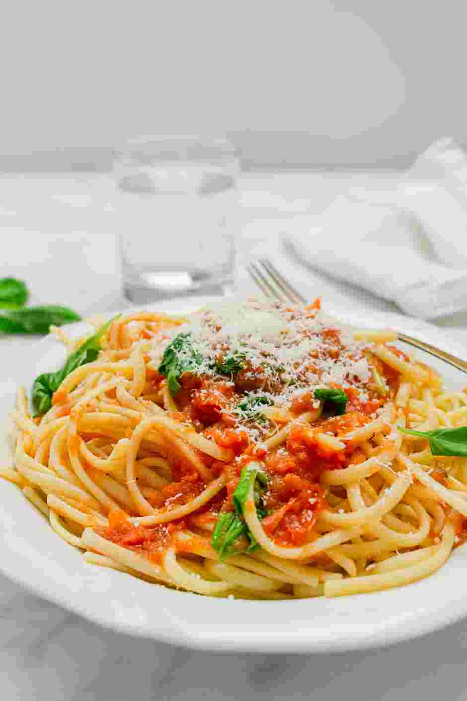 Sugo (Italian Tomato Sauce) Recipe: Serve with pasta.