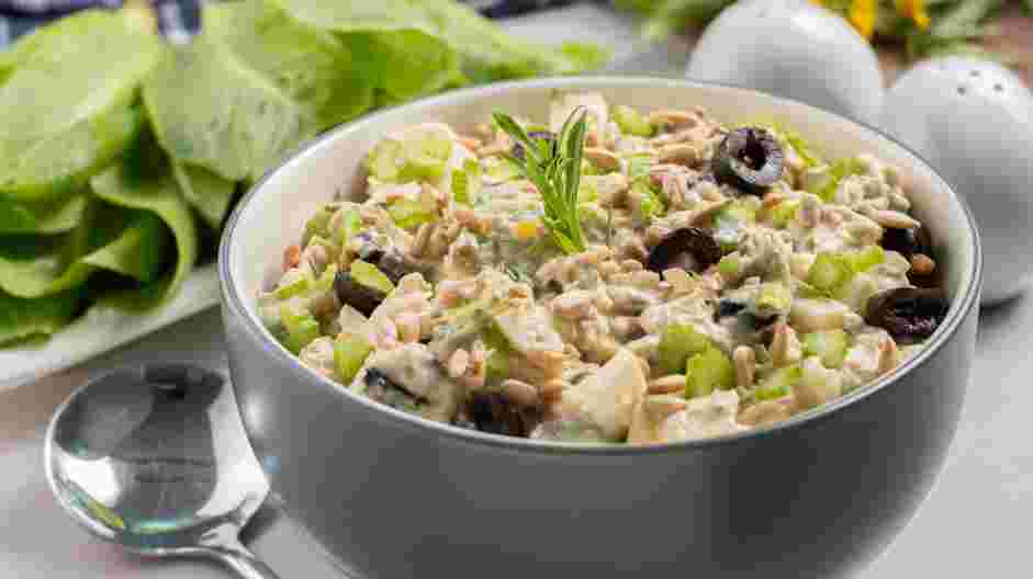 Keto Chicken Salad Recipe: Serve immediately or refrigerate.