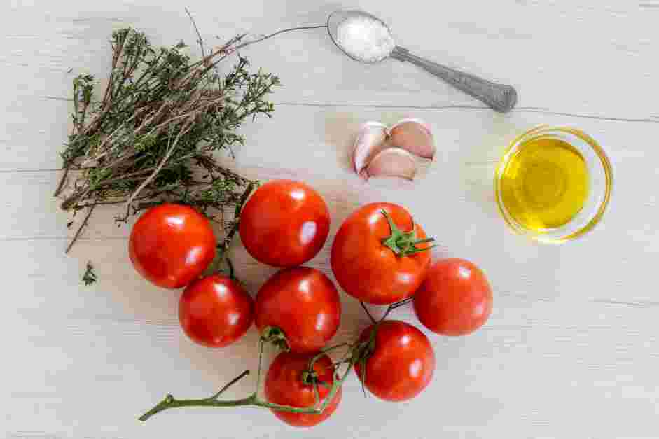 Tomato Confit Recipe: Preheat oven to 250&deg;F.