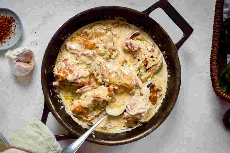 Marry Me Chicken Recipe: Remove the chicken from the skillet and set aside.