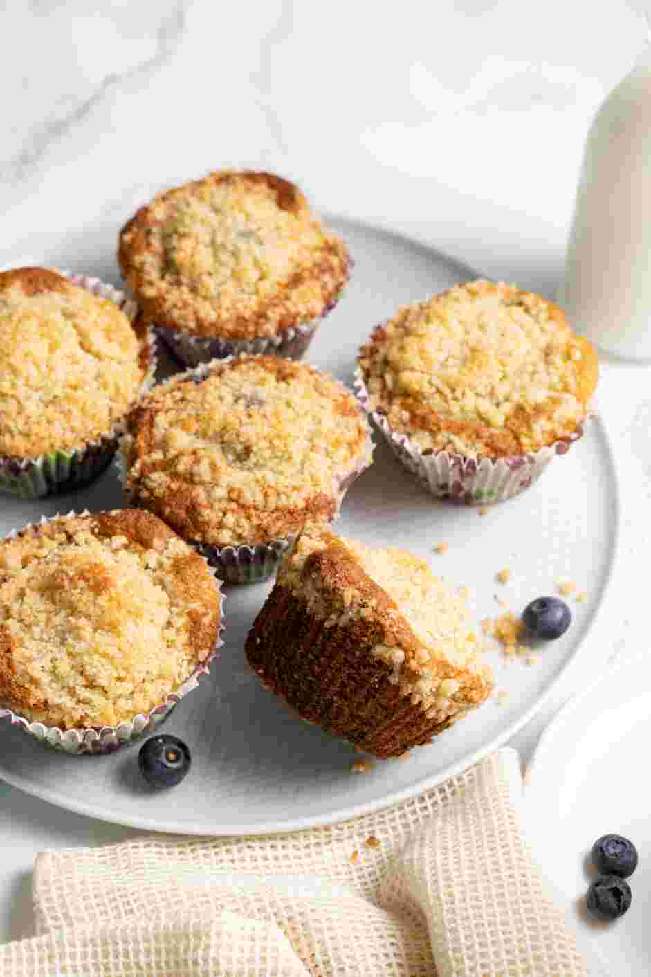 Gluten Free Blueberry Muffins Recipe: Let muffins cool completely and serve plain or with butter, almond butter or jam.