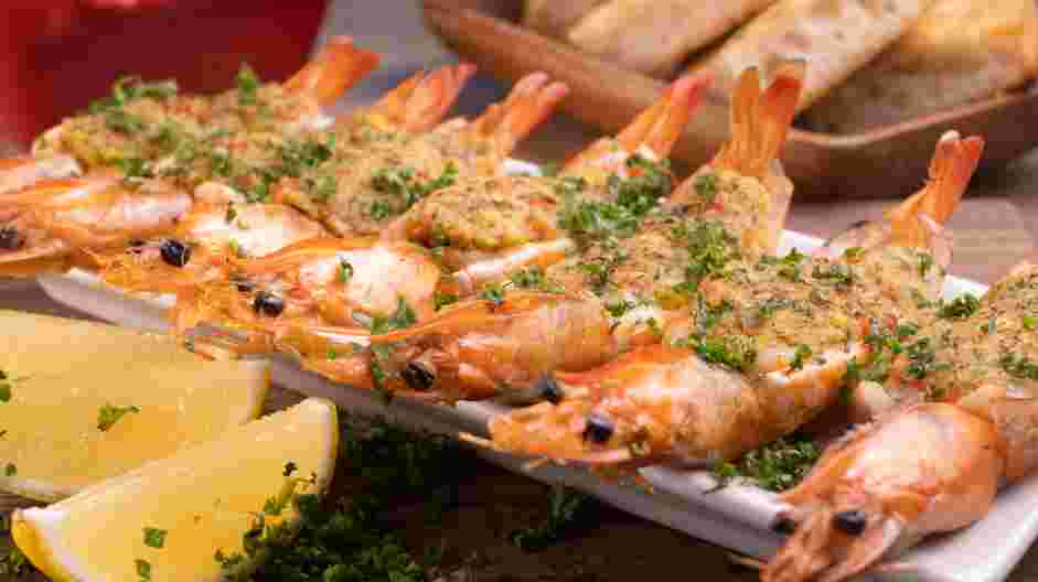 Baked Stuffed Shrimp Recipe: Place the baking sheet into the oven and bake for 10 minutes.