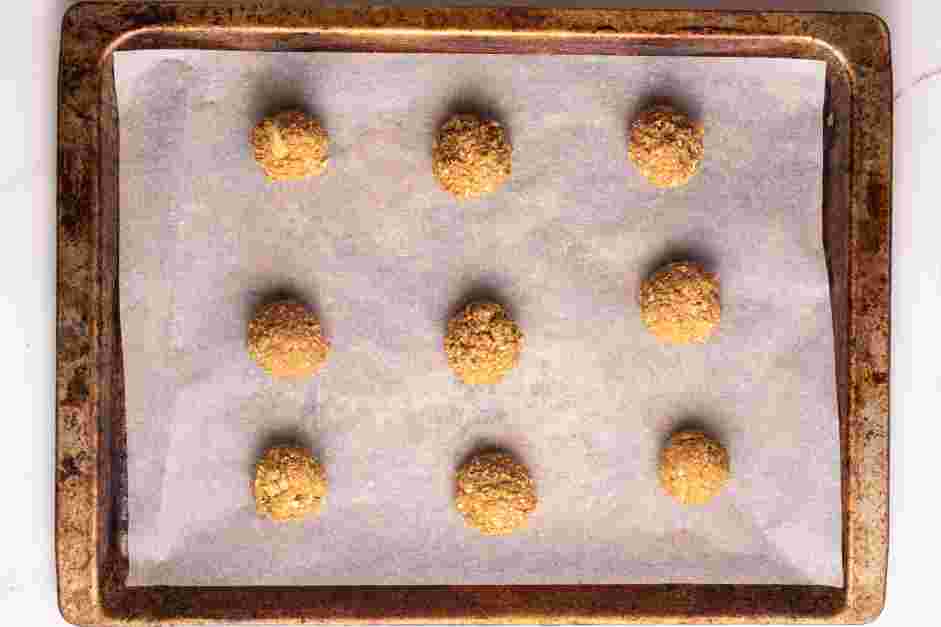 Vegan Oatmeal Cookies Recipe: Once the dough is combined, form balls from the dough that are each 2 tablespoons.