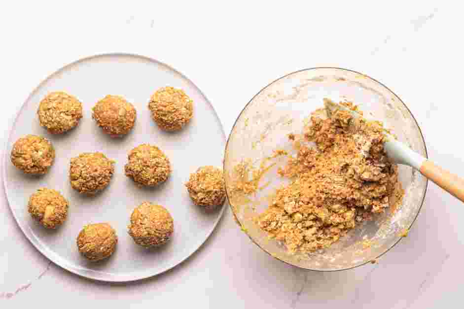 Vegan Oatmeal Cookies Recipe: Cream together the room temperature vegan butter and brown palm sugar until lightened and creamy, about 3 minutes.