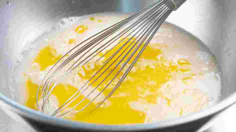 Rosemary Focaccia Recipe: Gradually add in the flour and olive oil.