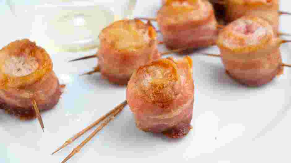 Bacon Roses Recipe: Bake for 30 minutes.