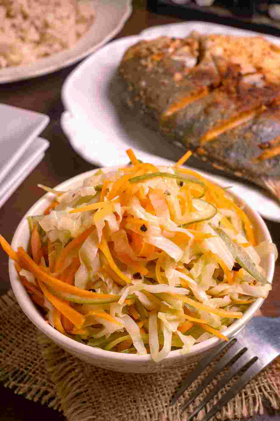 Jamaican Cabbage Recipe: Serve warm.