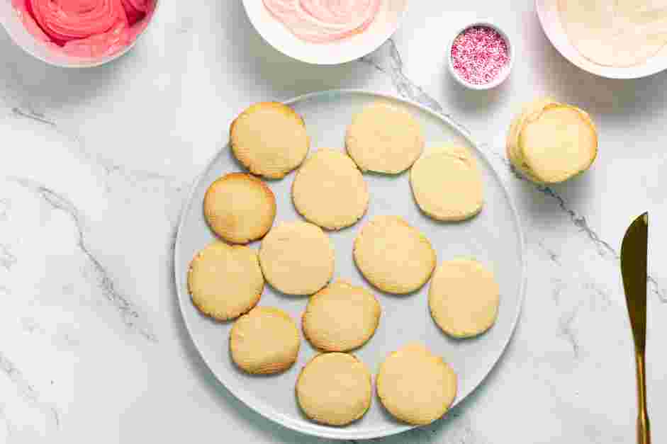 Vegan Sugar Cookies Recipe: Bake cookies at 325°F for 9-10 minutes.