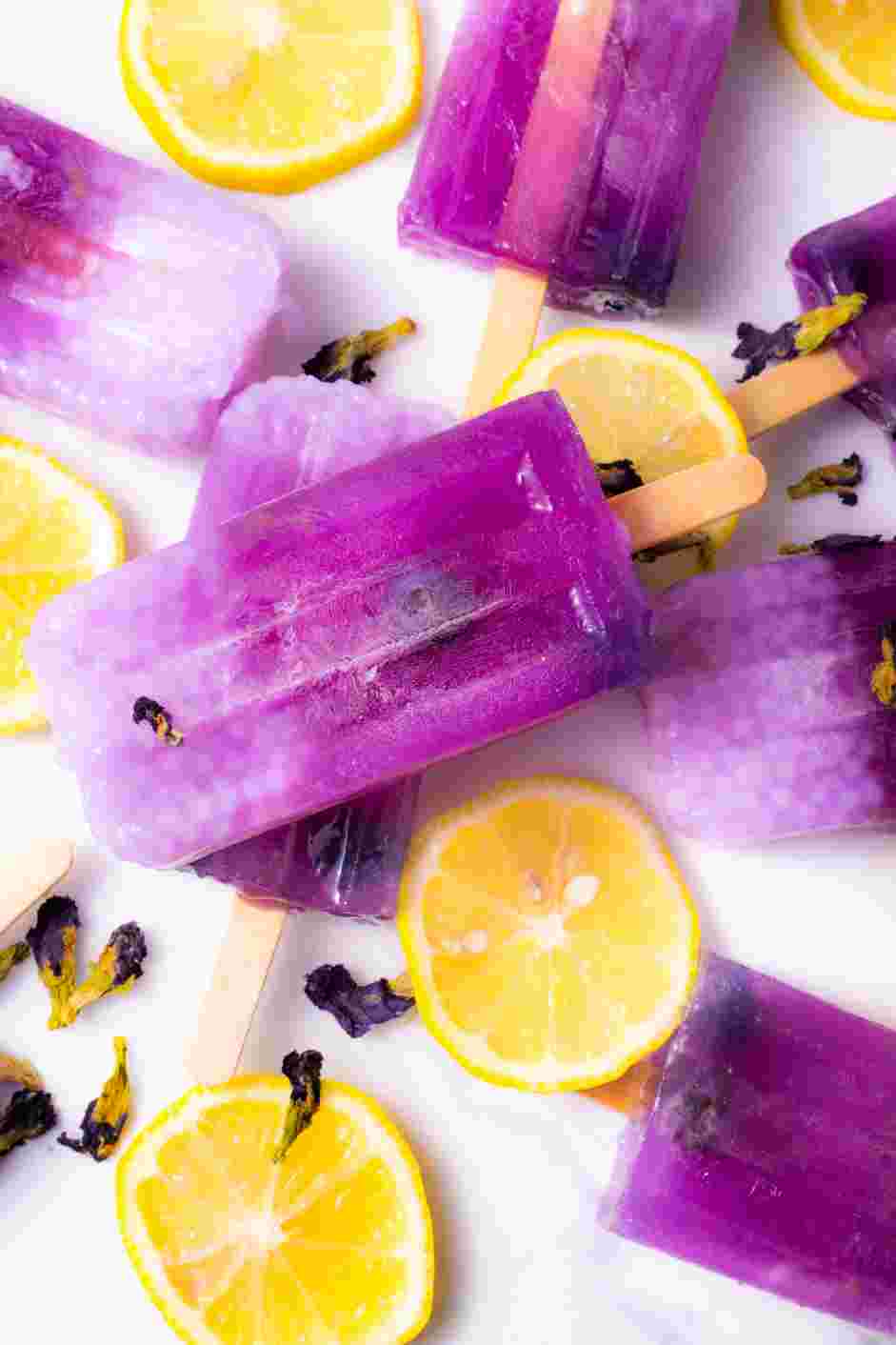 Lemon Blueberry Boba Popsicles Recipe: To easily remove the popsicles from the mold, rinse the mold under warm water for a few seconds then slide out the popsicles.