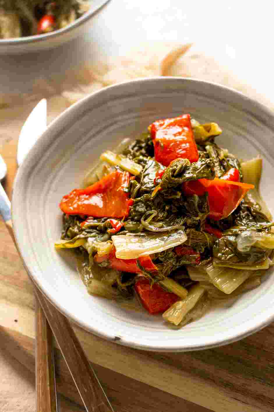 Instant Pot Collard Greens Recipe: Stir the collard greens and season to taste.