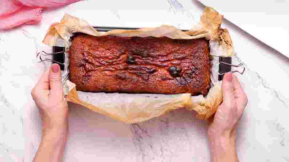 Raspberry Cake Recipe: Bake for 25 minutes at 400°F, rotating the pan halfway.