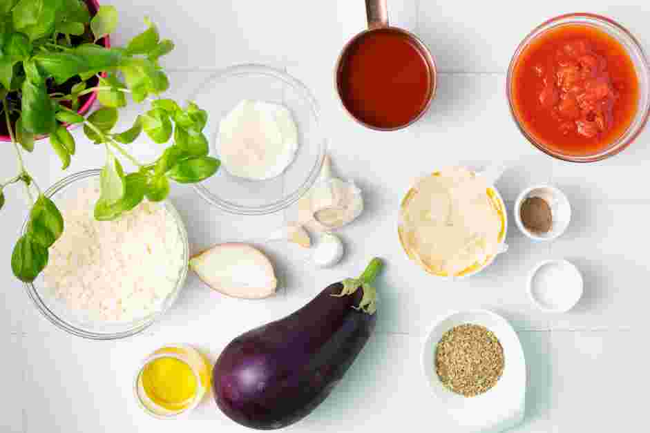 Vegan Eggplant Parmesan Recipe: Preheat the oven to 375&deg;F.