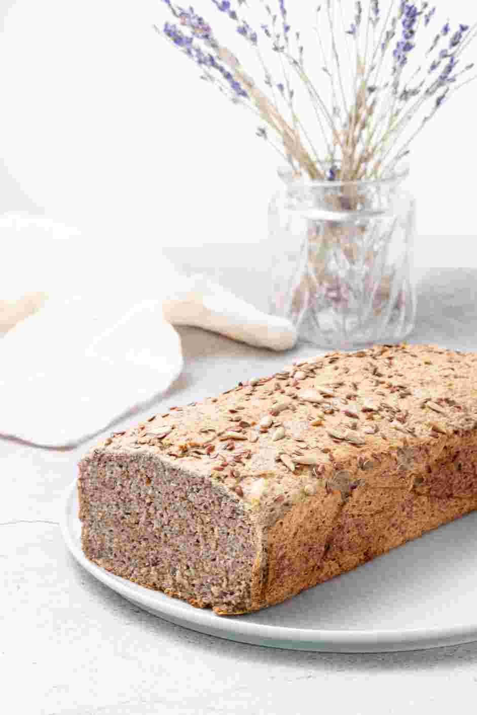 Gluten Free Bread Recipe: Remove bread from the oven and place it on a cooling rack.