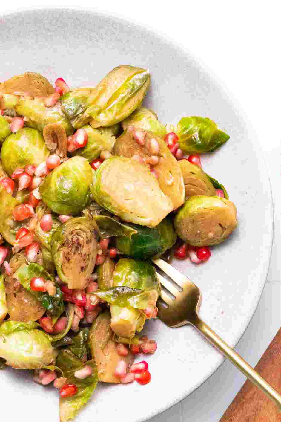 Sauteed Brussels Sprouts Recipe: Serve the sauteed Brussels sprouts warm.