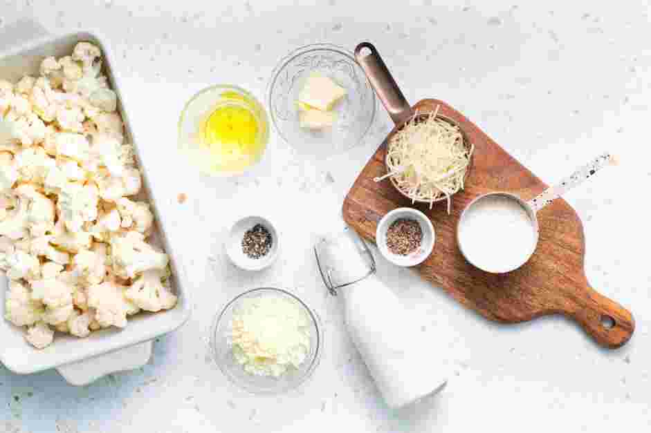 Cauliflower Gratin Recipe: Preheat the oven to 400°F.