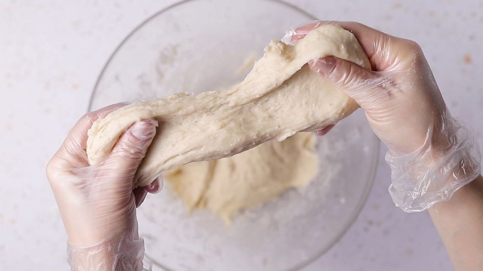 Strawberry Donuts Recipe: If using a stand mixer, change to the dough hook attachment.