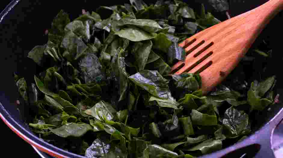 Keto Creamed Spinach Recipe: Stir in spinach and cook until just wilted.