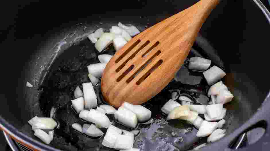 Keto Stir Fry Recipe: Add the onions and sauté for 2-3 minutes.