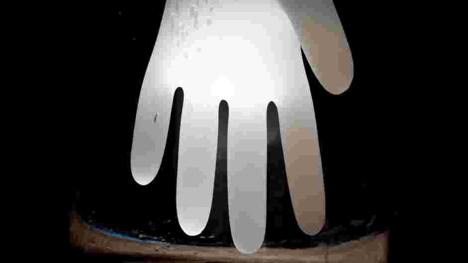Halloween Punch Recipe:
The day before serving, prepare the iced hands.