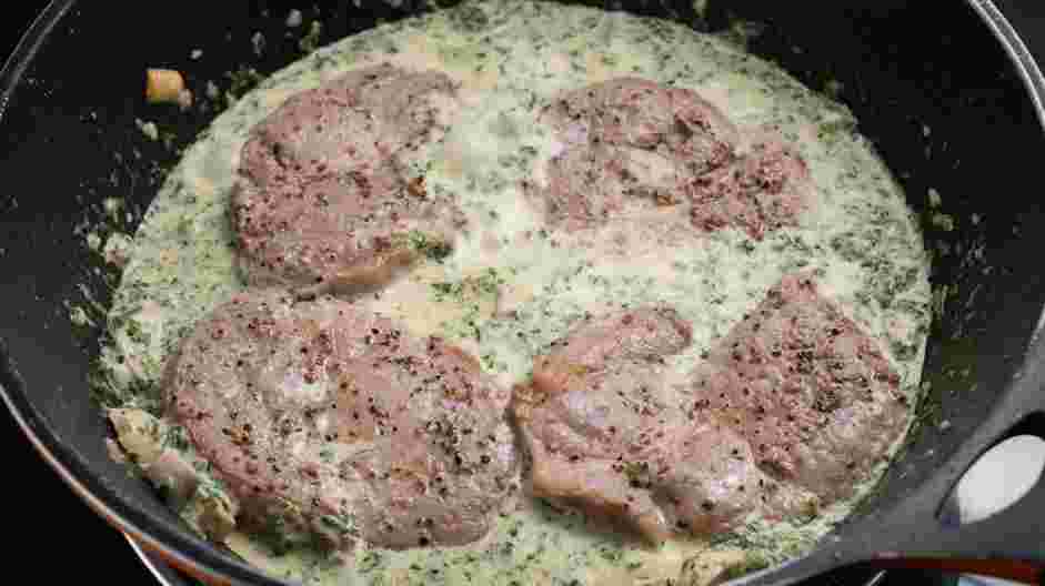 Keto Pork Chops Recipe: Return the pork chops to the skillet and cooked until warmed through, about 5 minutes.