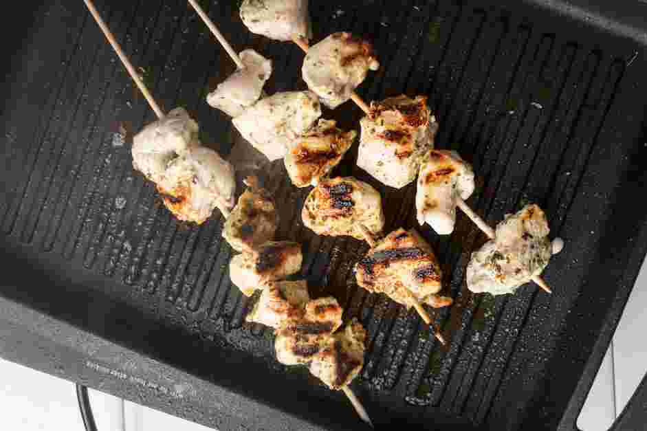 Yogurt Marinated Chicken Recipe:
Preheat the grill to medium-high heat and brush the grill with olive oil.