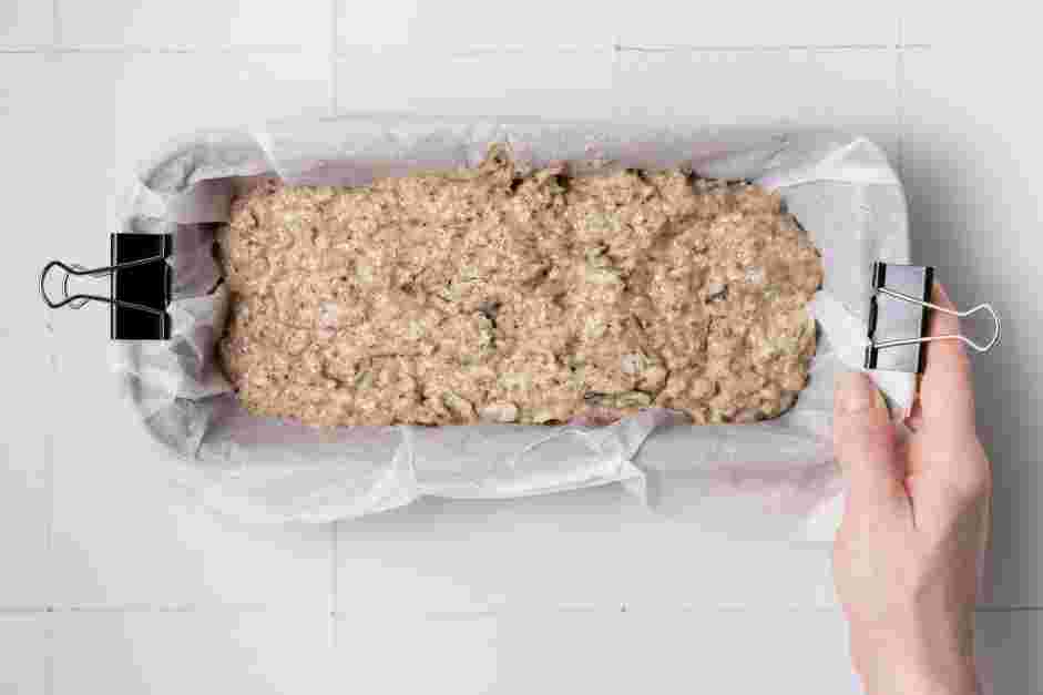 Vegan Zucchini Bread Recipe: Pour the batter into a lightly greased bread pan.