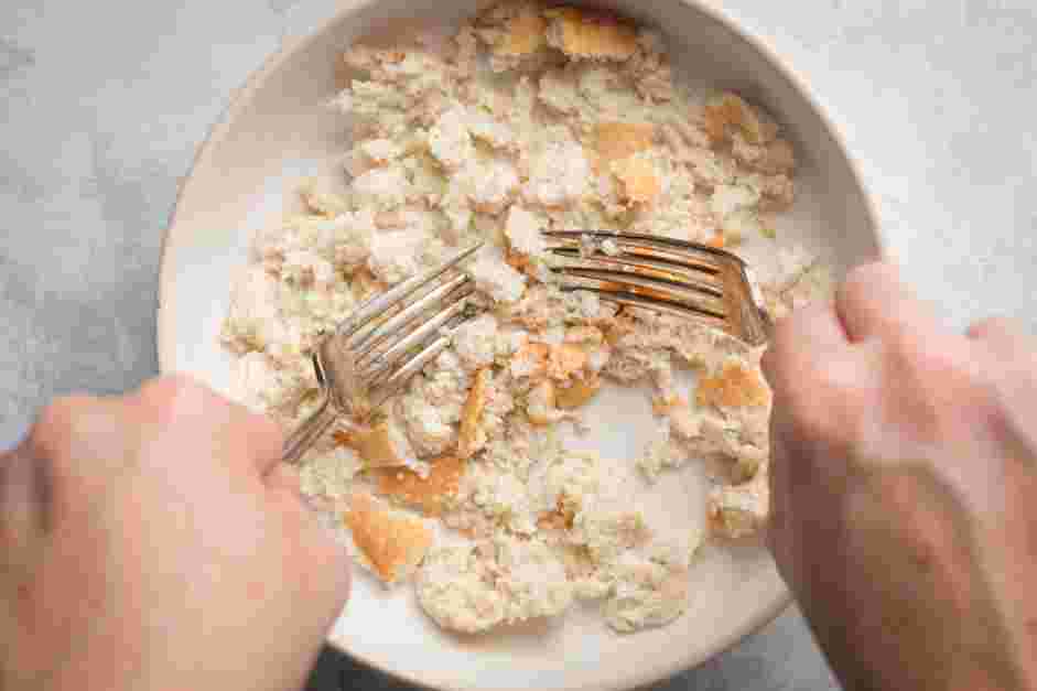 Meatball Marinara Recipe: Squeeze the excess milk out of the soaked bread.