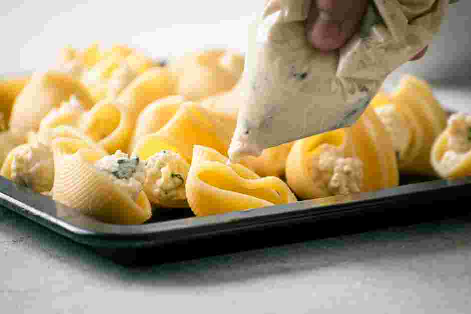 Ricotta Stuffed Shells Recipe: Stuff the shells with the ricotta mixture.