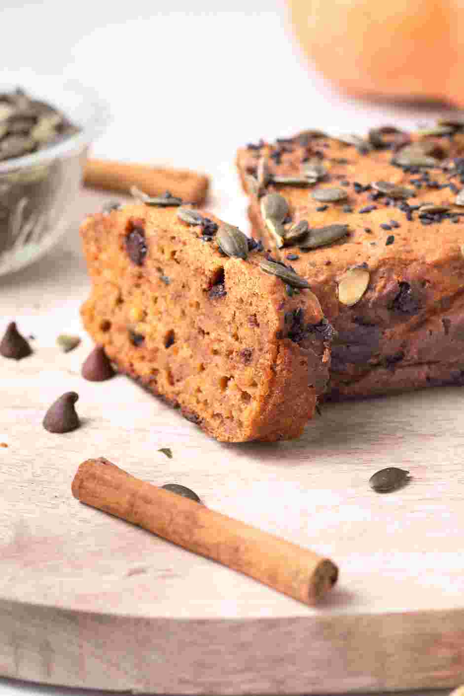 Vegan Pumpkin Bread Recipe: Cool for 1 hour before cutting and serving.