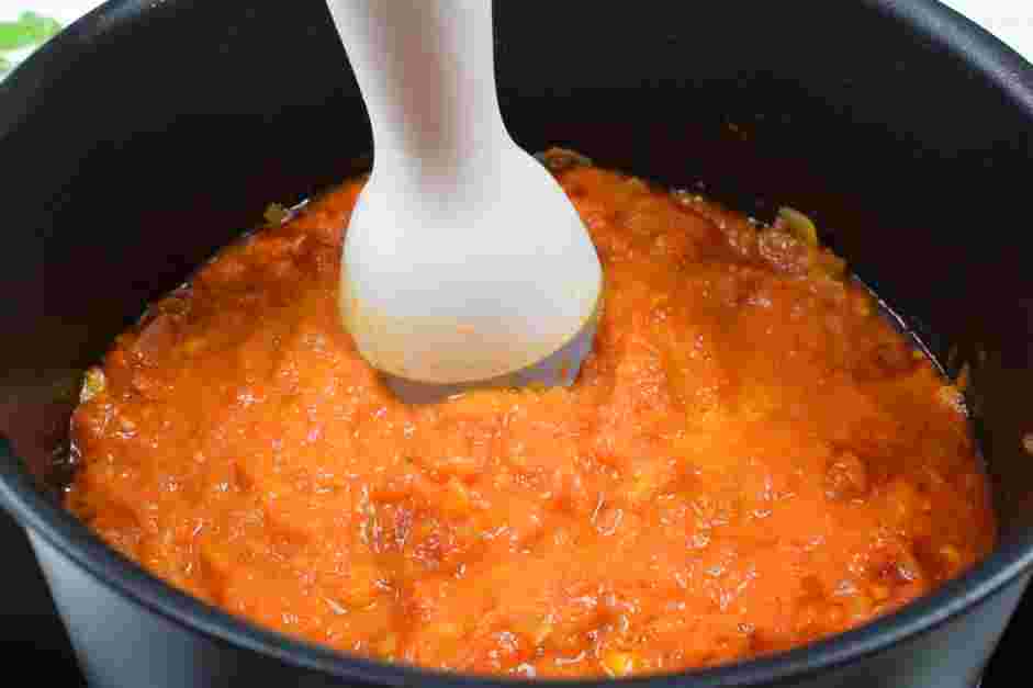 Italian Marinara Sauce Recipe: For a smoother sauce, allow the marinara to cool for 10-15 minutes before using an immersion blender or a blender to blend smooth.