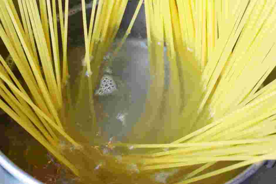 Aglio E Olio Recipe: 
Cook the pasta 3 minutes less than the package's directions.